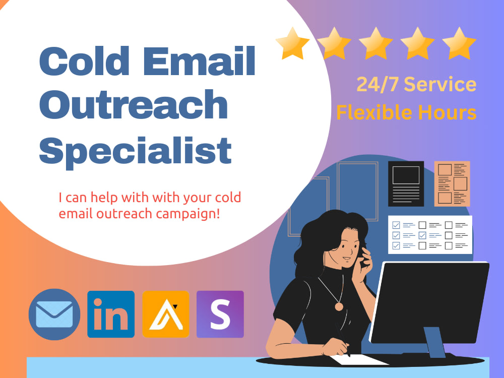 Cold email outreach and data entry service for your lead generation ...
