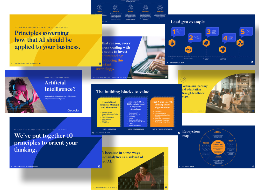 A Compelling SaaS / Fintech Pitch Deck Design Upwork