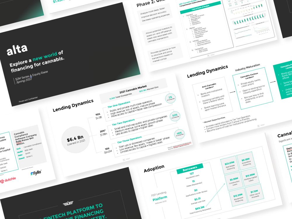 A Compelling SaaS / Fintech Pitch Deck Design Upwork