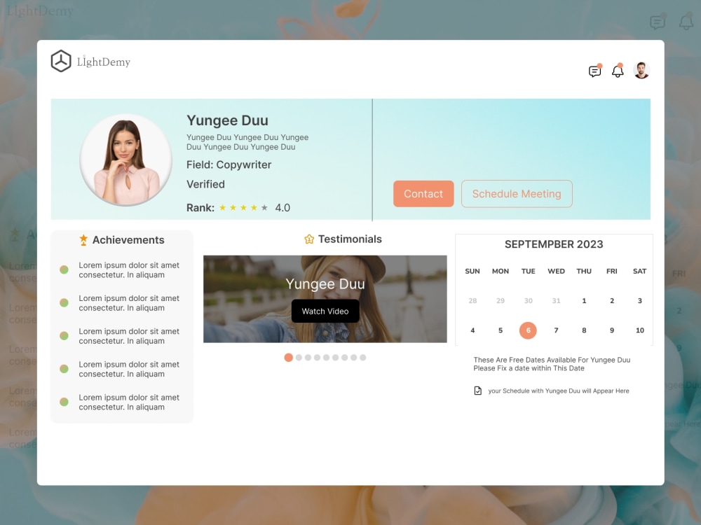 A beautiful design for your web and mobile applications and websites ...
