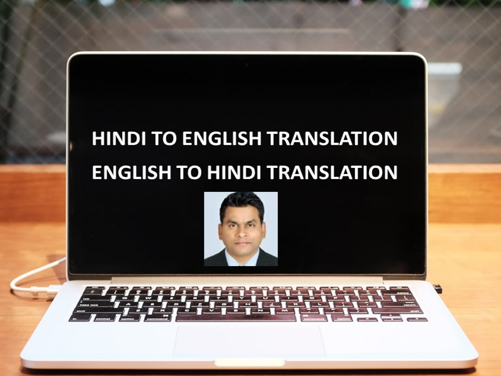 Hindi to English and English to Hindi translation of audio and video