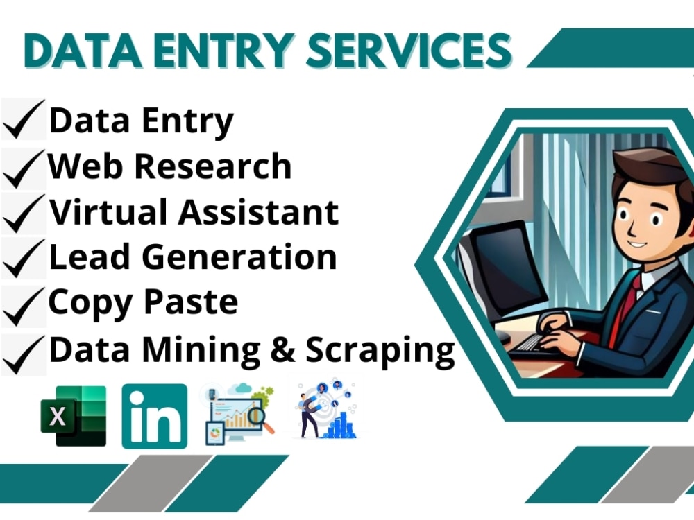 Data Entry, Lead Generation, Copy Paste, Web Research & Scraping. | Upwork