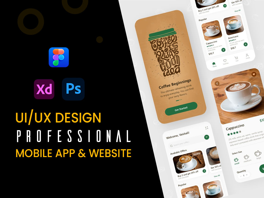 Customized UI/UX design for your Android and iOS website and mobile app ...