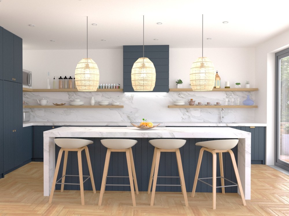 A full kitchen design including high res render images and detailed 2d ...