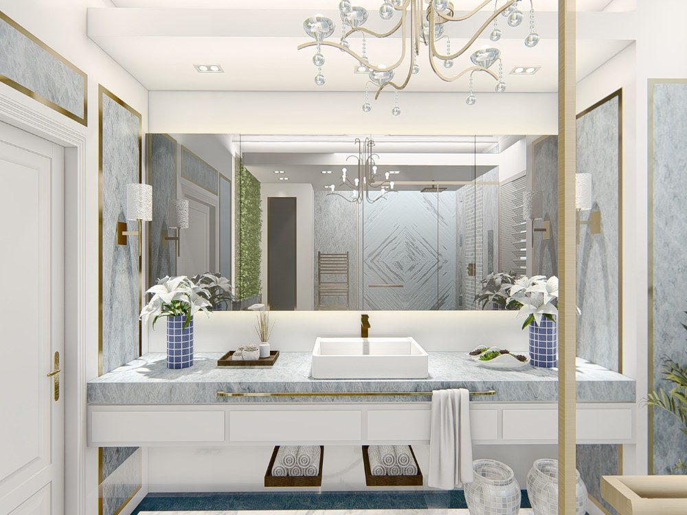 3D bathroom interior design and bath remodeling | Upwork