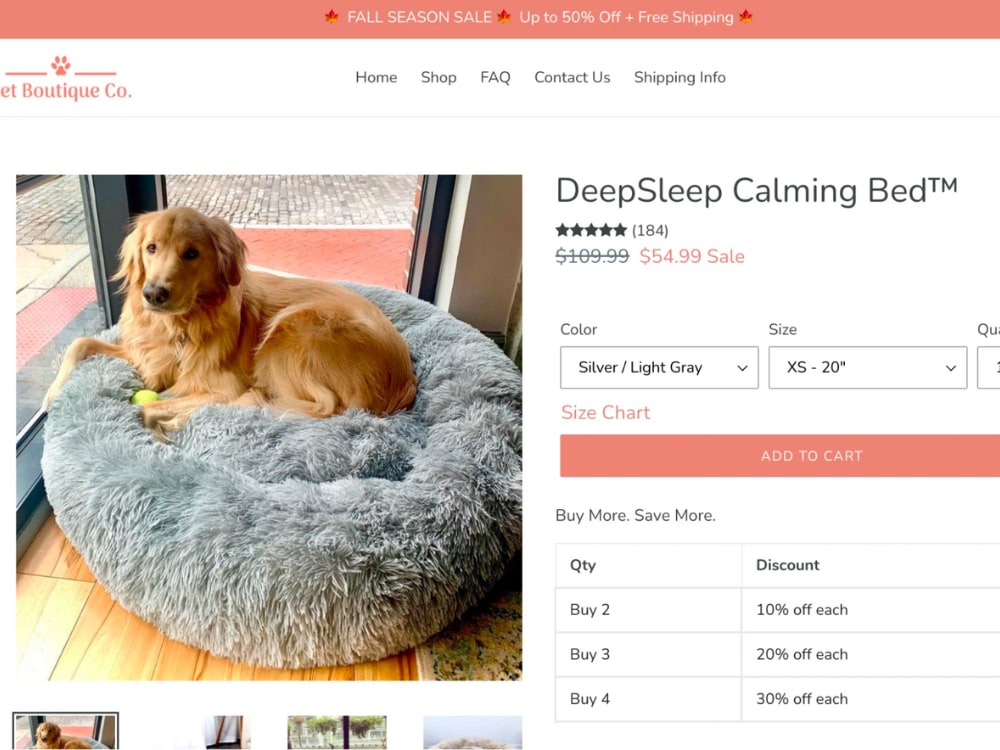 High converting Shopify Store for pet products, Shopify Pet product