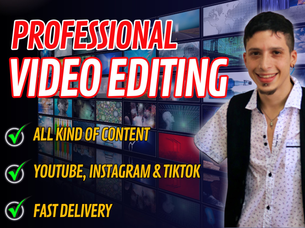 Your video editing for instagram, youtube or tik tok | Upwork