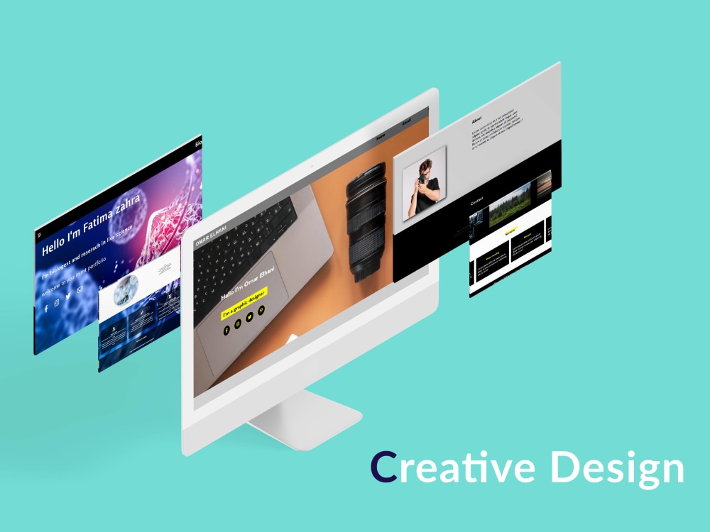 A creative portfolio with HTML and CSS | Upwork
