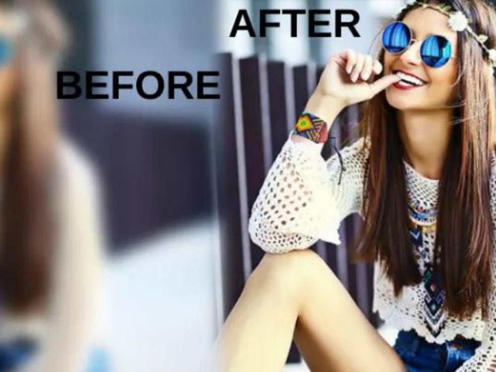 Amazing sharpen blurry photos Upwork