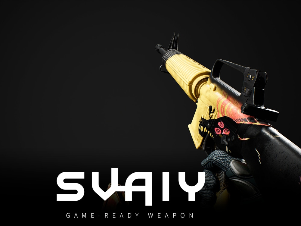 A game-ready Realistic 3D Weapon | Upwork