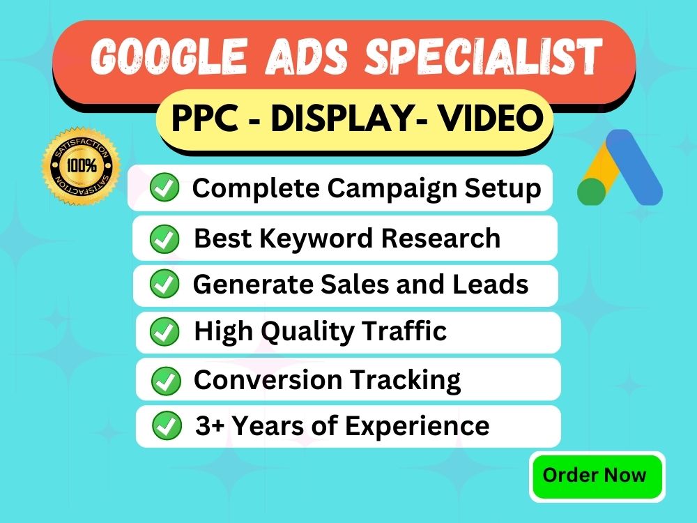 A highly effective Google Ads PPC campaign and display ads 