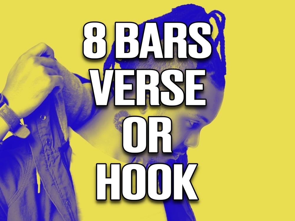 An 8bar verse or hook written and vocals recorded Upwork