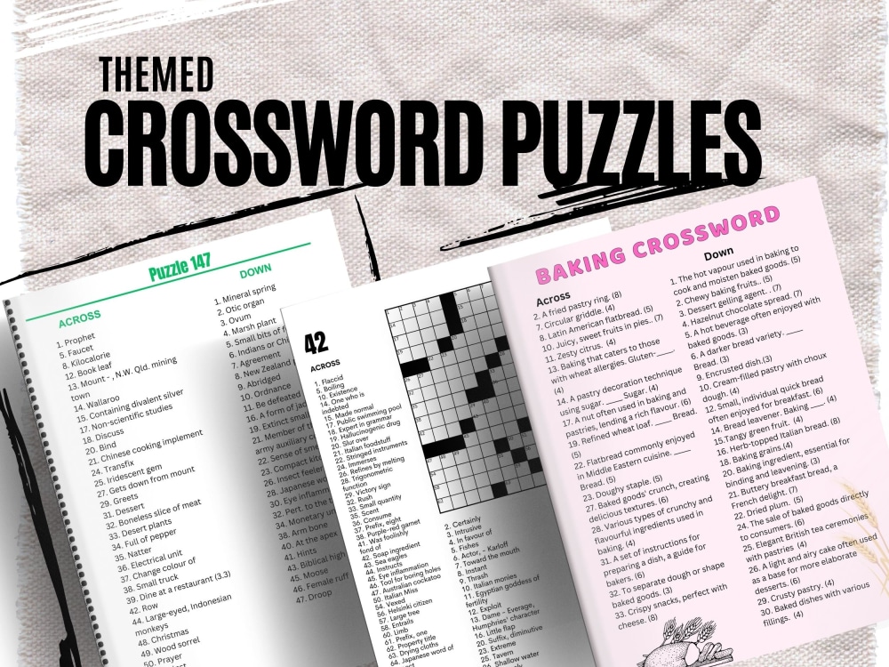 200 original Printable crossword puzzles | Upwork