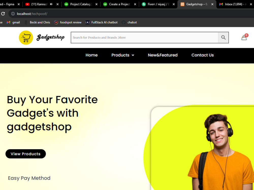 A Fully Functional E-commerce website | Upwork