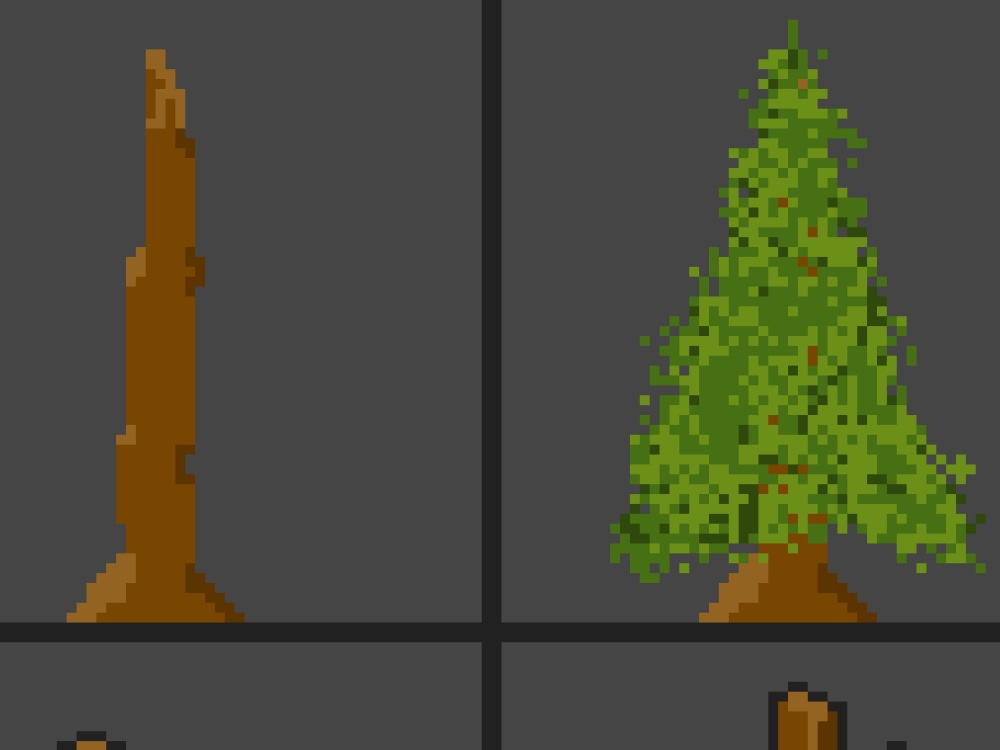 Tips to Draw Trees - PIXEL ART 