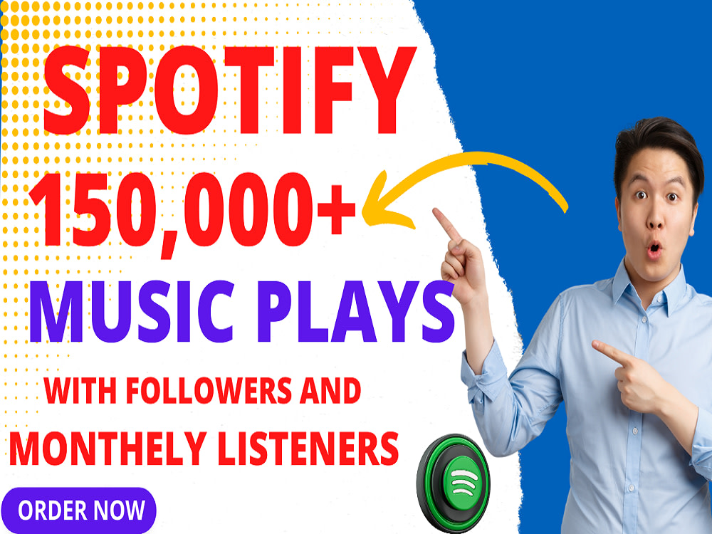 40,000+ Spotify Followers, 150k Spotify Plays, Spotify Music Promotion