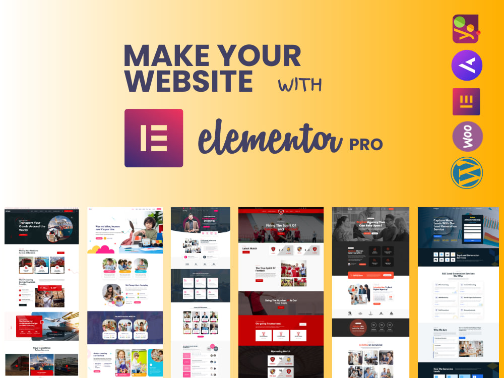 Make your WordPress website with Elementor Pro | Upwork