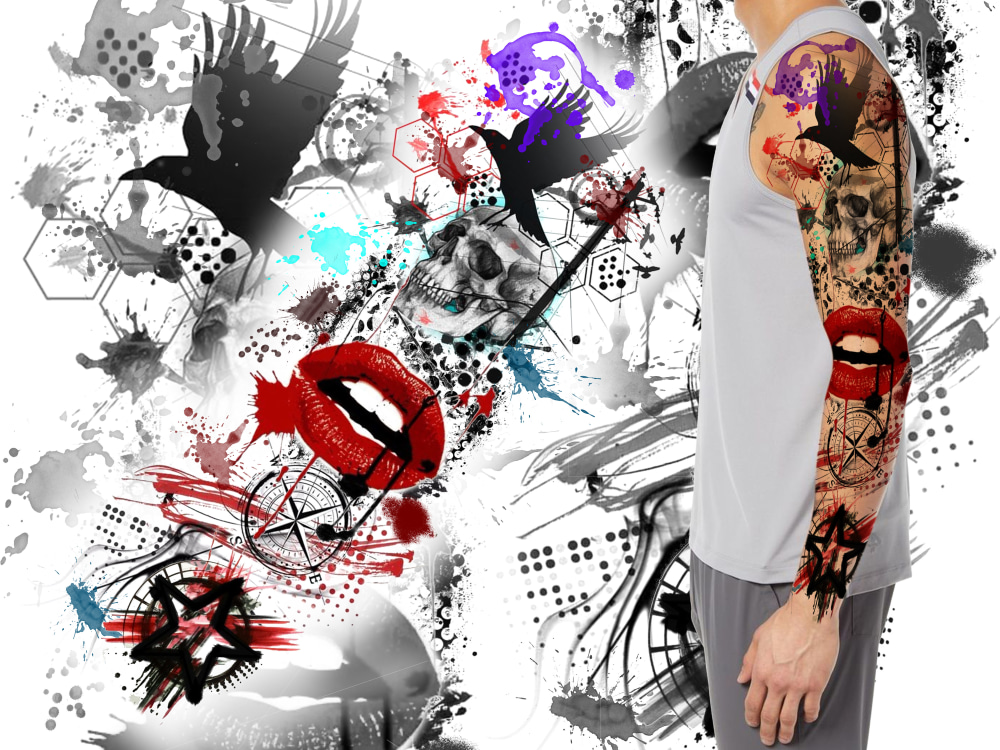 trash polka background - Google Search  Trash polka tattoo, Trash polka  tattoo designs, Trash polka