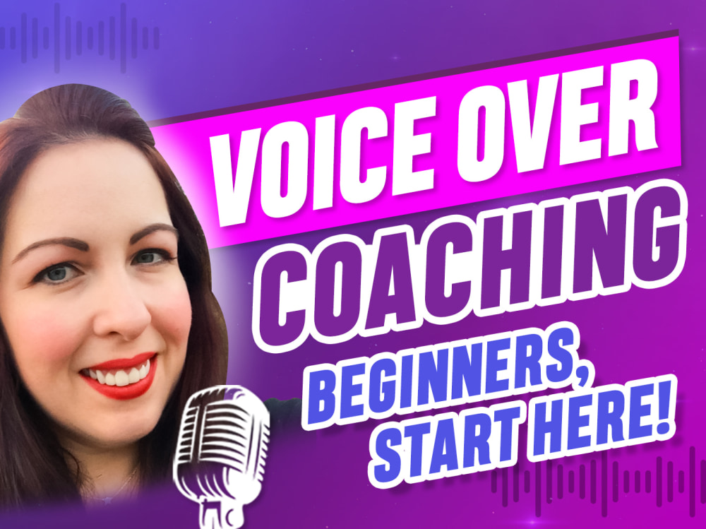 60 minutes of Voice Over/Acting Instruction from a Top Rated Plus VO Artist