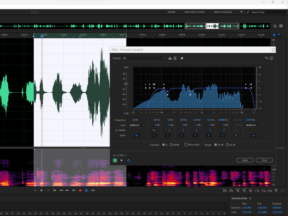 Professional audio editing, noise reduction, repairing & enhancing