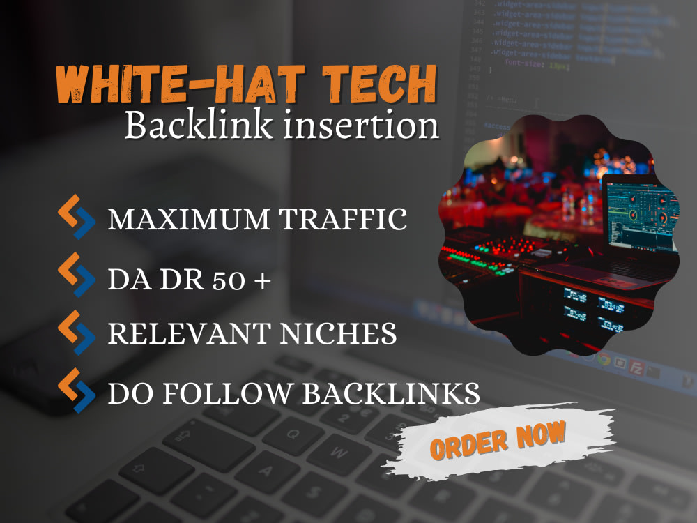 5 whitehat tech backlink insertion Upwork