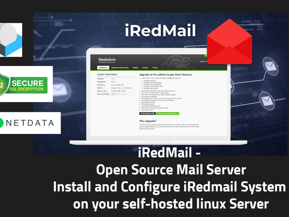 I will install and configure iredmail system on | Upwork