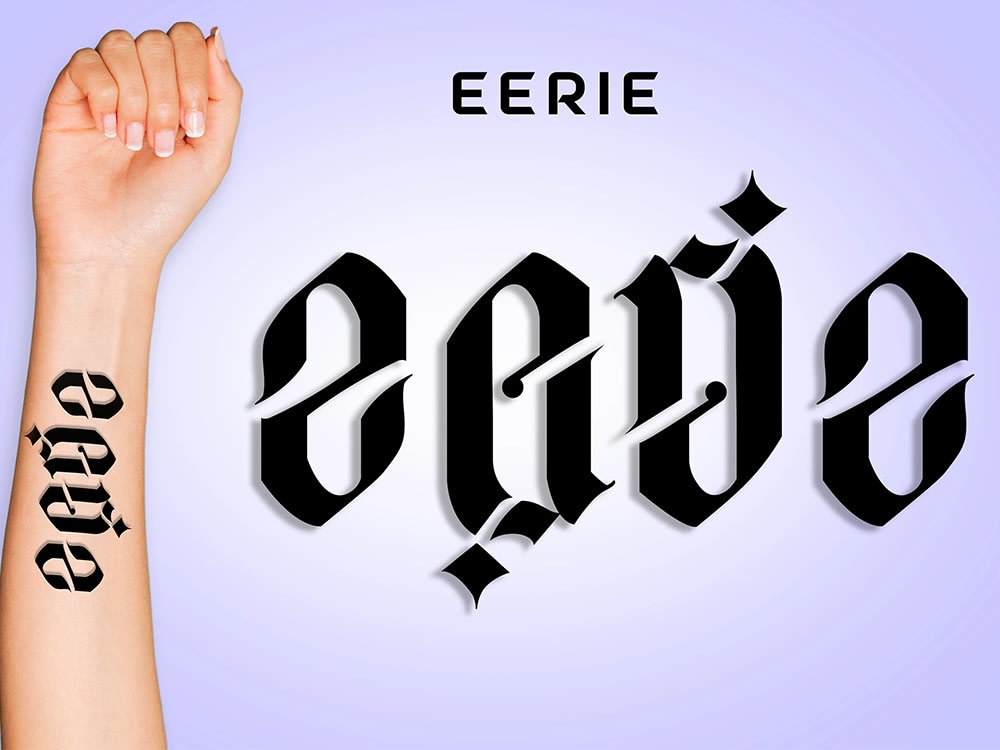 Ambigram anagram symbiotogram and lettering tattoos Upwork