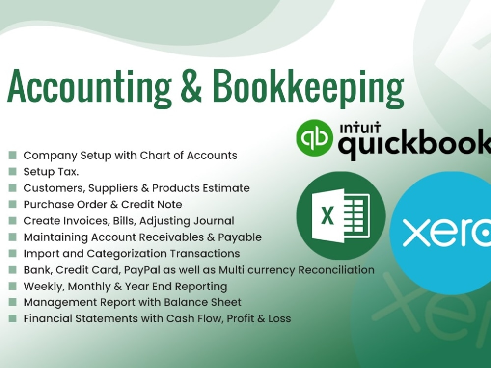 Bookkeeping and Accounting Service Upwork