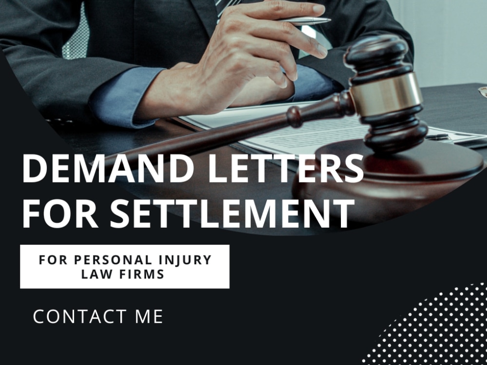 Personal Injury Demand Letter For Settlement | Upwork