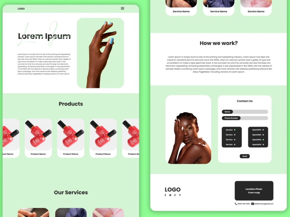 An amazing UI UX, landing page, website design, figma design, website ...