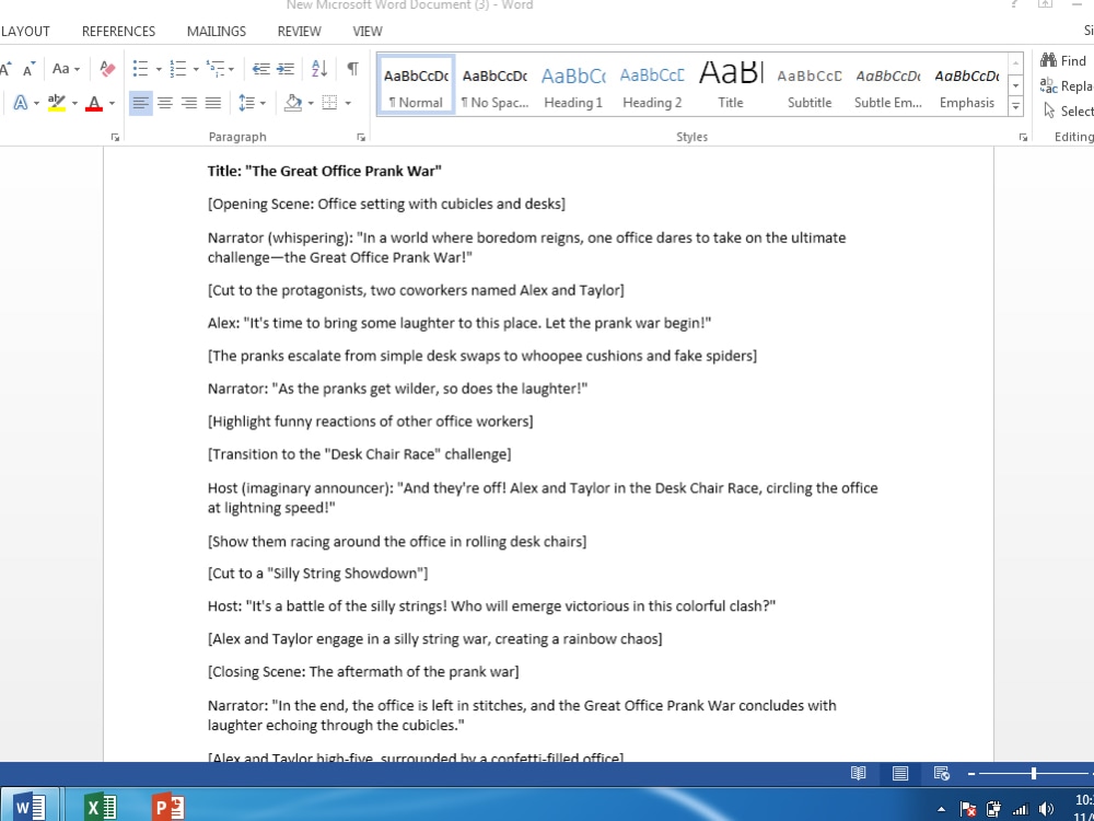 A catchy and engaging script for your video or post. | Upwork