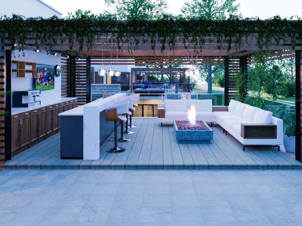 Landscape garden deck front and backyard design as a landscape architect Upwork