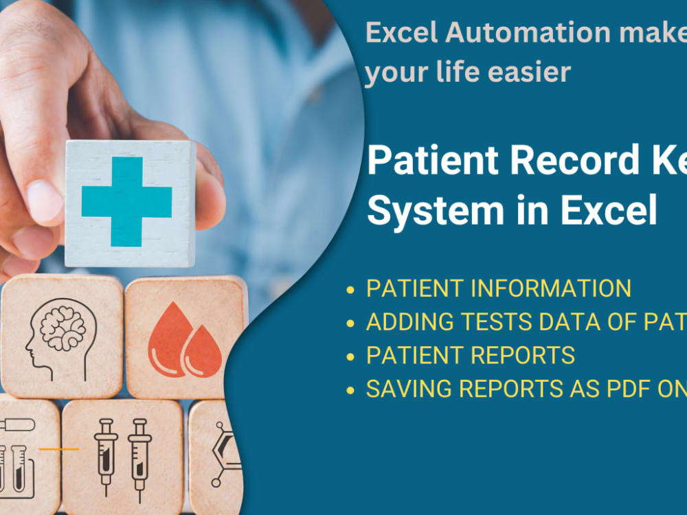Excel Patient Record Keeping system Upwork
