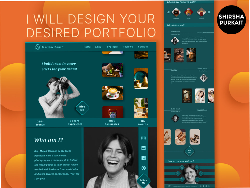 Creative, unique website UI UX design in Figma | Upwork