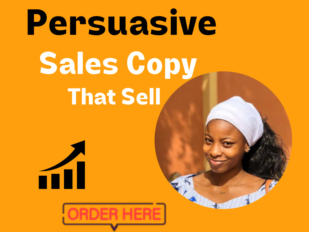 A persuasive sales copy for your product Upwork