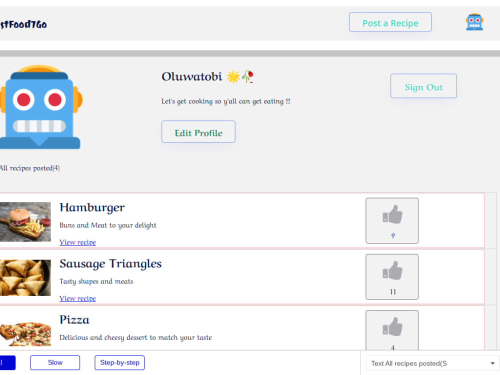 A fast food app with incredible features | Upwork