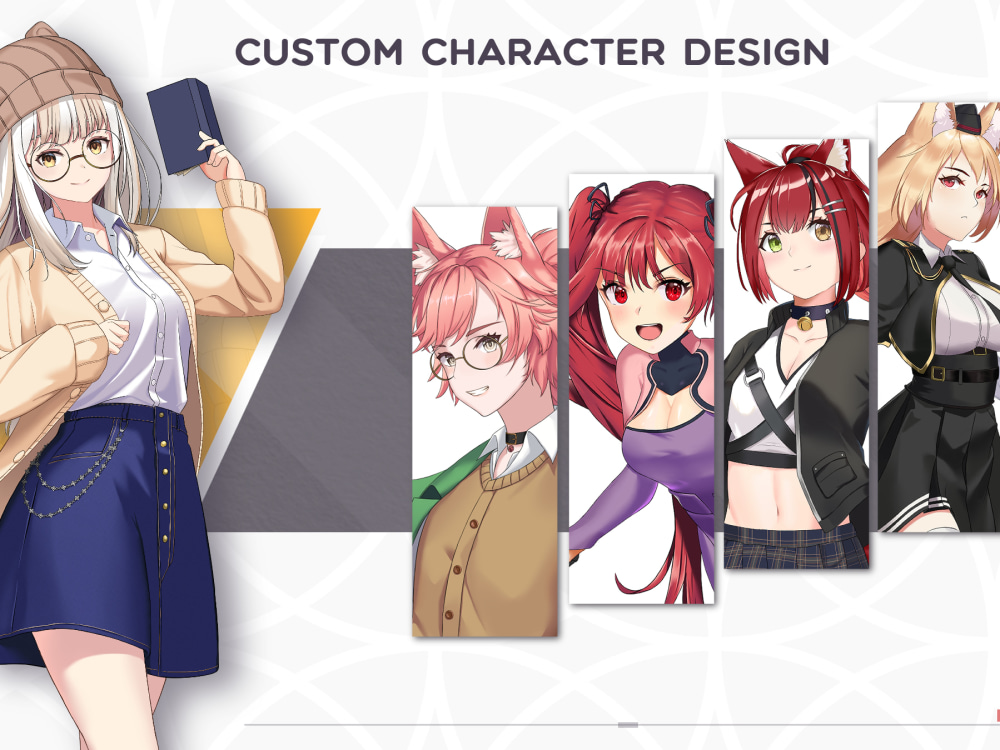 Custom anime fanart or original character Art Commission