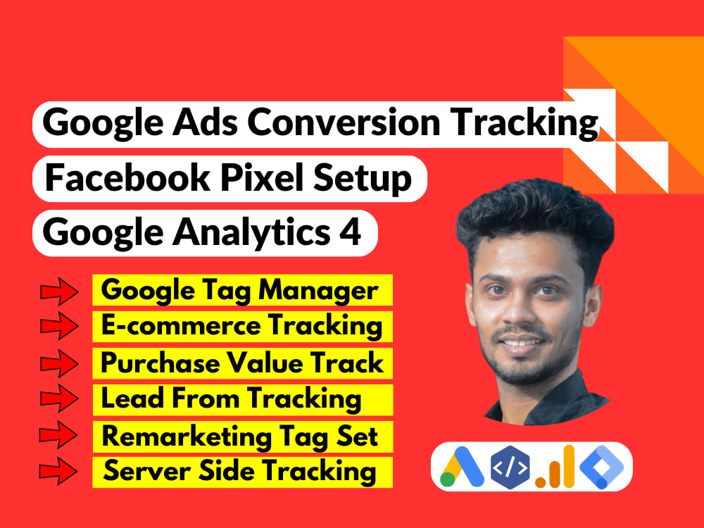 Google Ads Conversion Tracking and Google Analytics 4 by Google Tag Manager Upwork