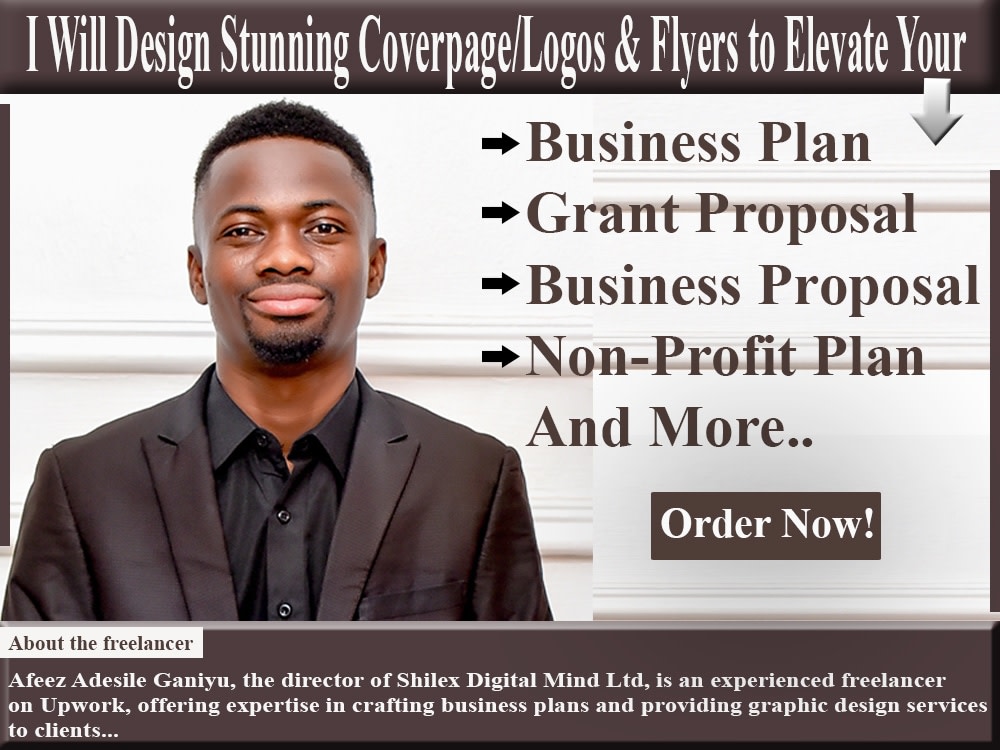 A Striking Logo and Flyer to Elevate Your Business Plan | Upwork