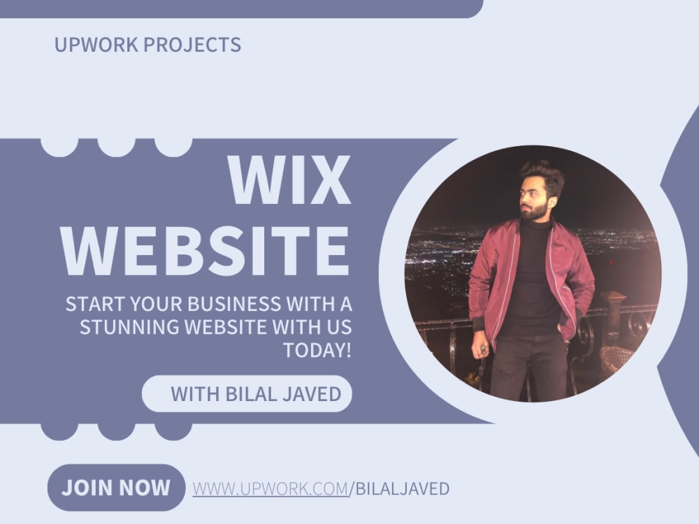 A Wix website from scratch Upwork