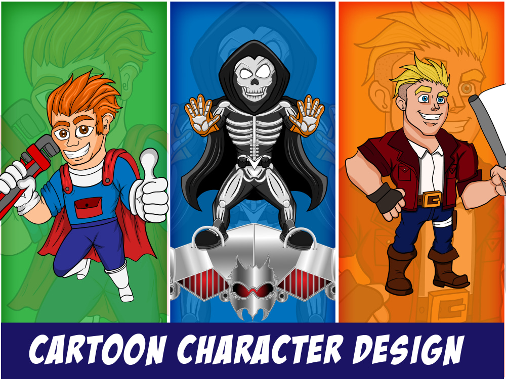 Custom 2d Animated Cartoon Character, Mascot , Cartoon Artist, Animator ...