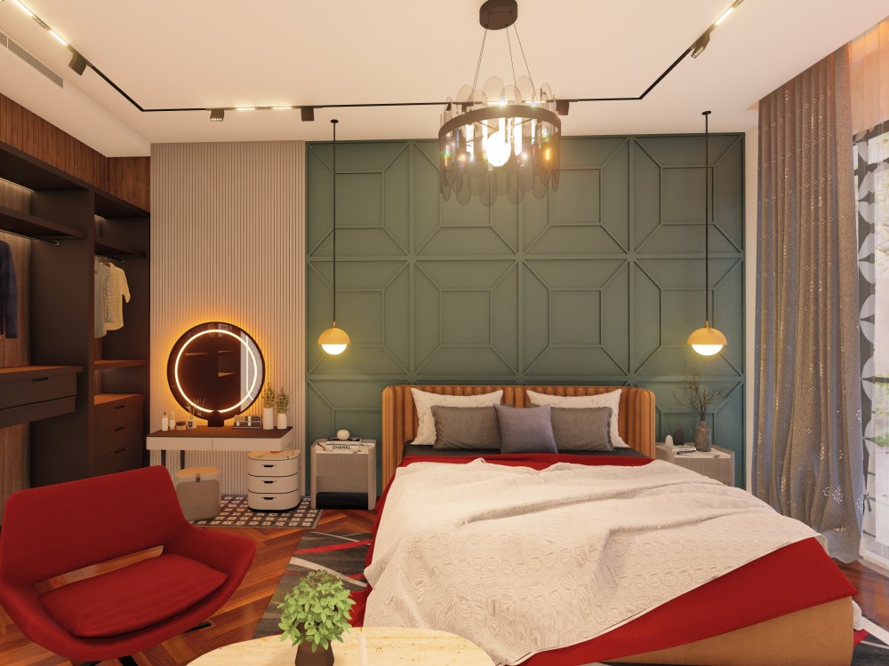 Luxurious Bedroom Interior Design Masterpiece, Master Bedroom Design ...