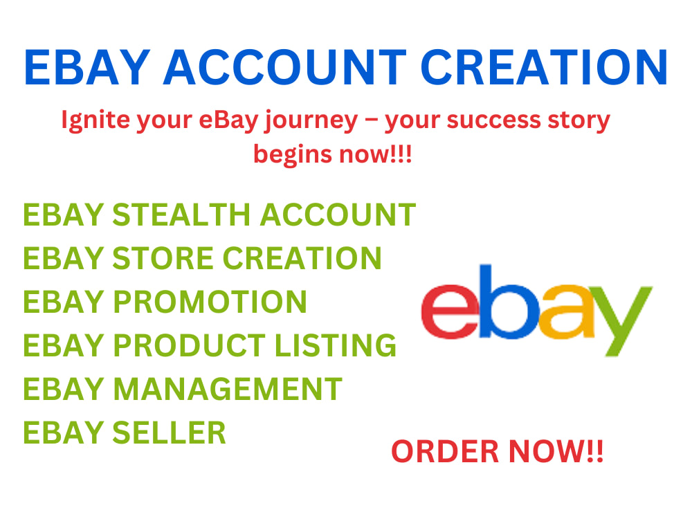 EBay stealth account with active listing, eBay store and eBay promotion Upwork