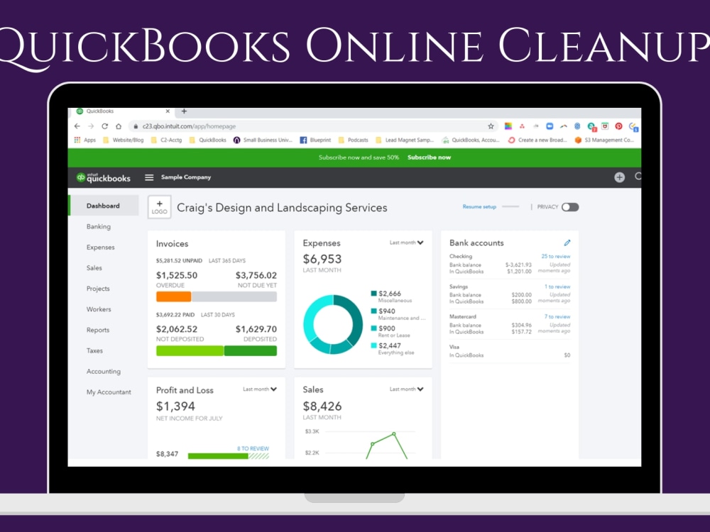 QuickBooks Expert for QuickBooks Cleanup & Catch up Upwork