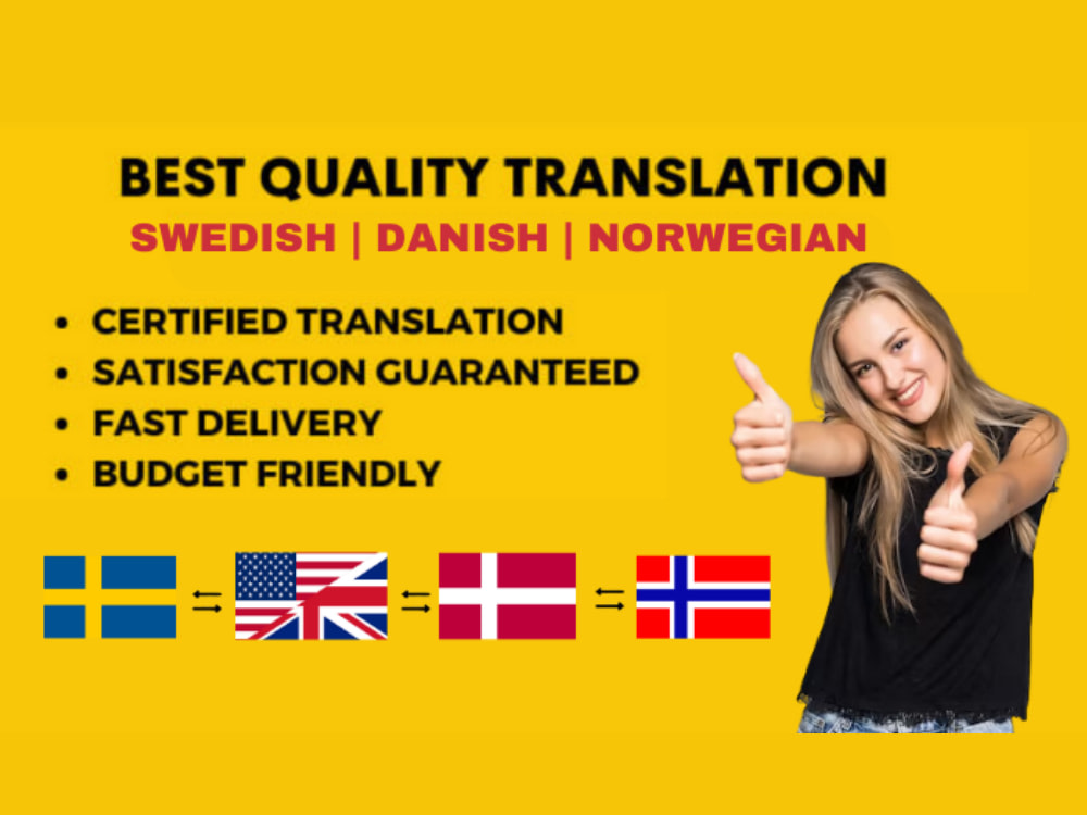 Manual Translate To Swedish Norwegian And Danish Upwork 