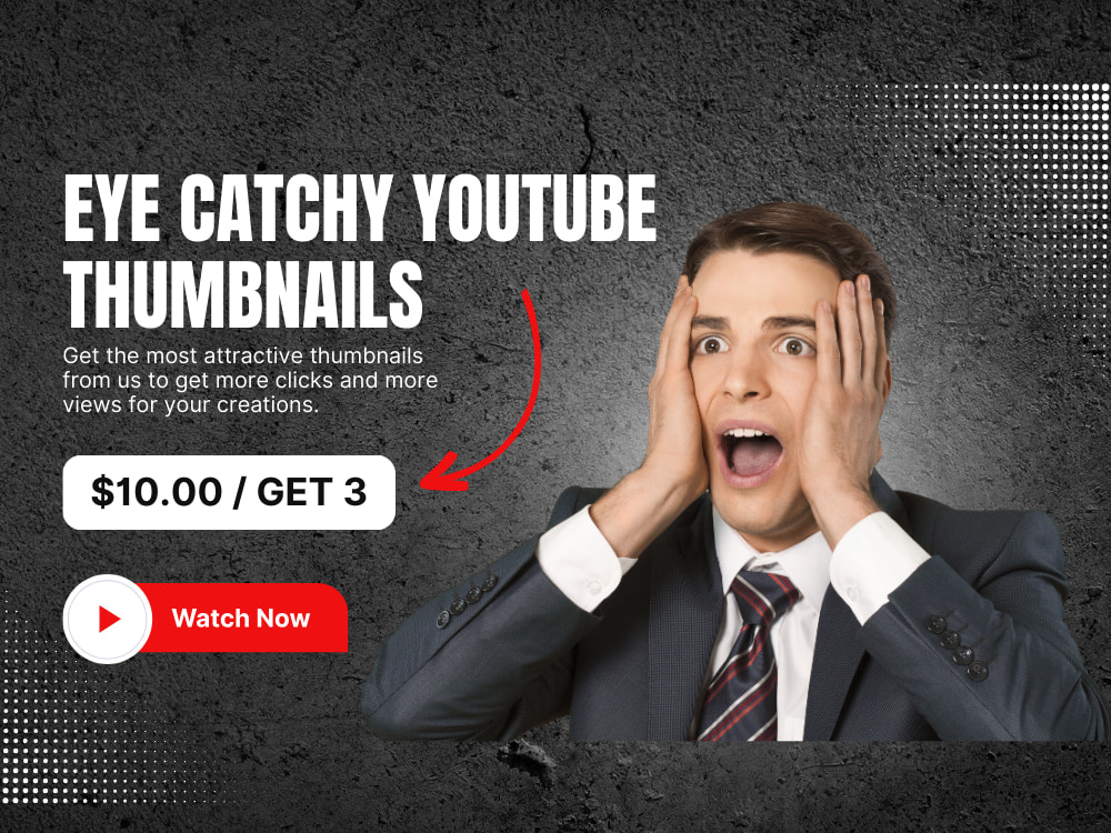 A eyecatching youtube video thumbnail Upwork