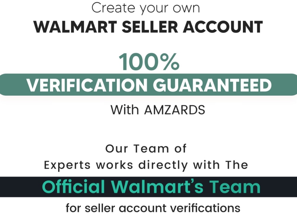 Walmart Seller Account Approval Upwork