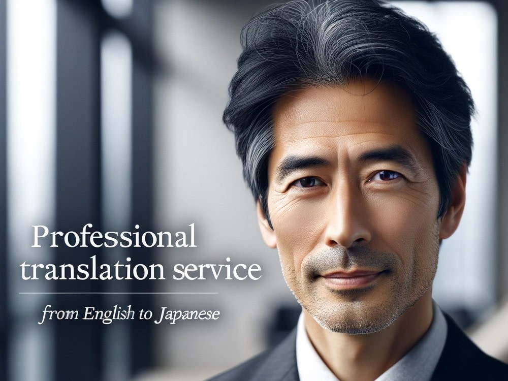 A professional translation from English to Japanese Upwork