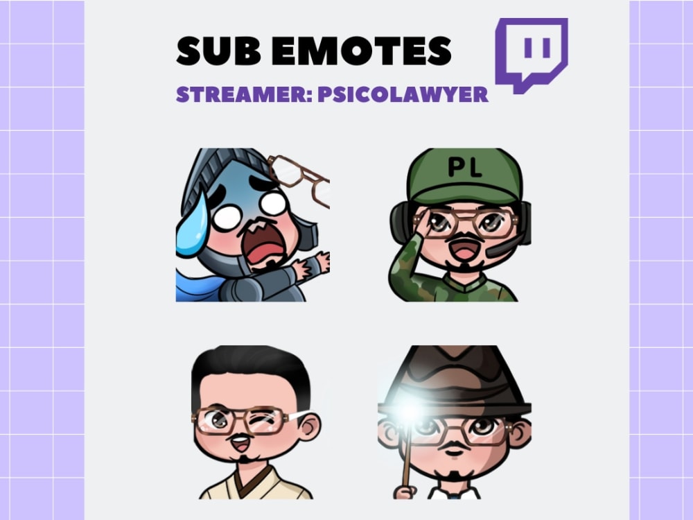 Emotes for twitch or other plataforms | Upwork
