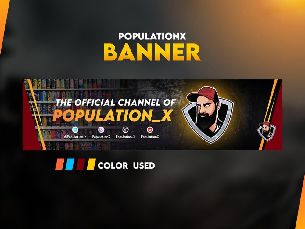 HOW TO MAKE GAMING  BANNER LIKE A PRO